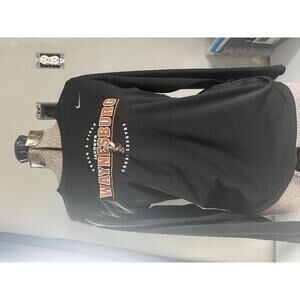 Women's Black Nike Longsleeve Athletic T-shirt Medium